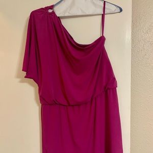 White House / Black Market One Shoulder Dress